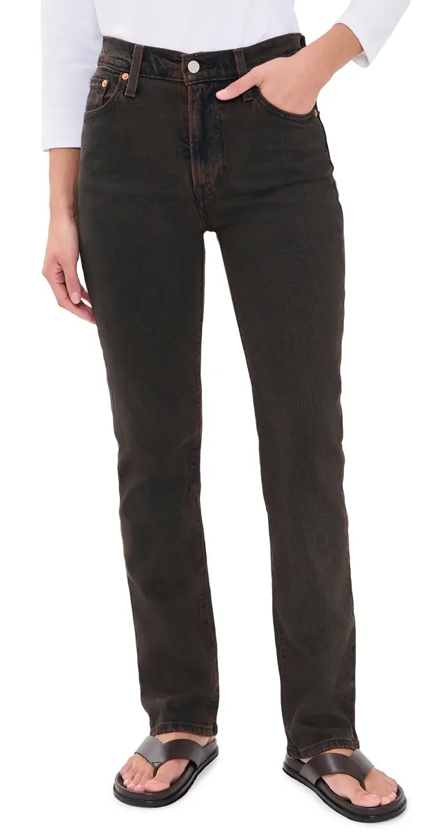 Levi's Ribcage Slim Jeans Over A Cup Srty | Image 1 Levi's Ribcage Slim Jeans Over A Cup Srty | Image 1
