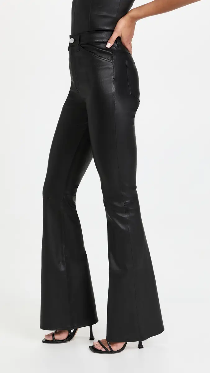 Sprwmn 5 Pocket Micro Flare Leather Pants | Thumbnail 4 Sprwmn 5 Pocket Micro Flare Leather Pants | Thumbnail 4