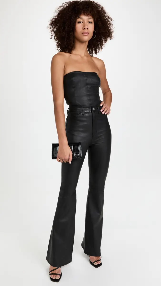 Sprwmn 5 Pocket Micro Flare Leather Pants | Thumbnail 5 Sprwmn 5 Pocket Micro Flare Leather Pants | Thumbnail 5