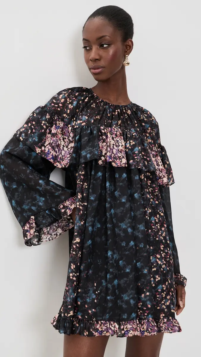 Ulla Johnson Lune Silk Mini Dress | Thumbnail 2 Ulla Johnson Lune Silk Mini Dress | Thumbnail 2