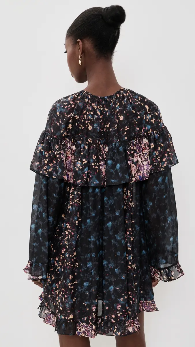 Ulla Johnson Lune Silk Mini Dress | Thumbnail 3 Ulla Johnson Lune Silk Mini Dress | Thumbnail 3