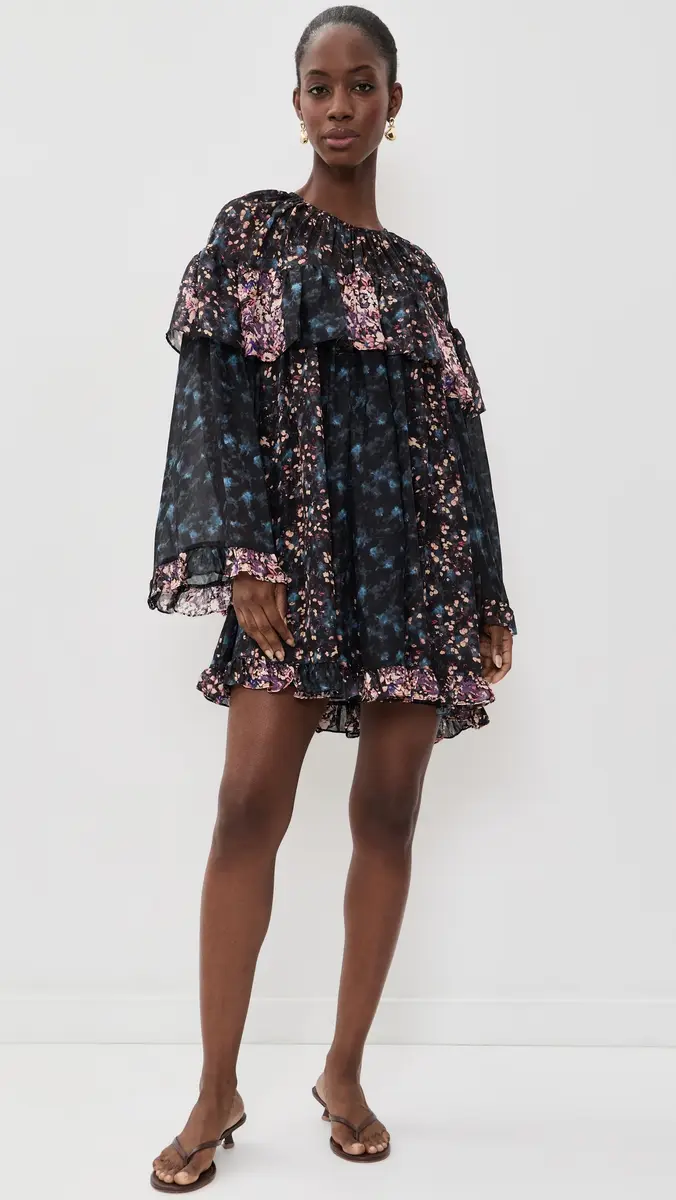 Ulla Johnson Lune Silk Mini Dress | Thumbnail 5 Ulla Johnson Lune Silk Mini Dress | Thumbnail 5