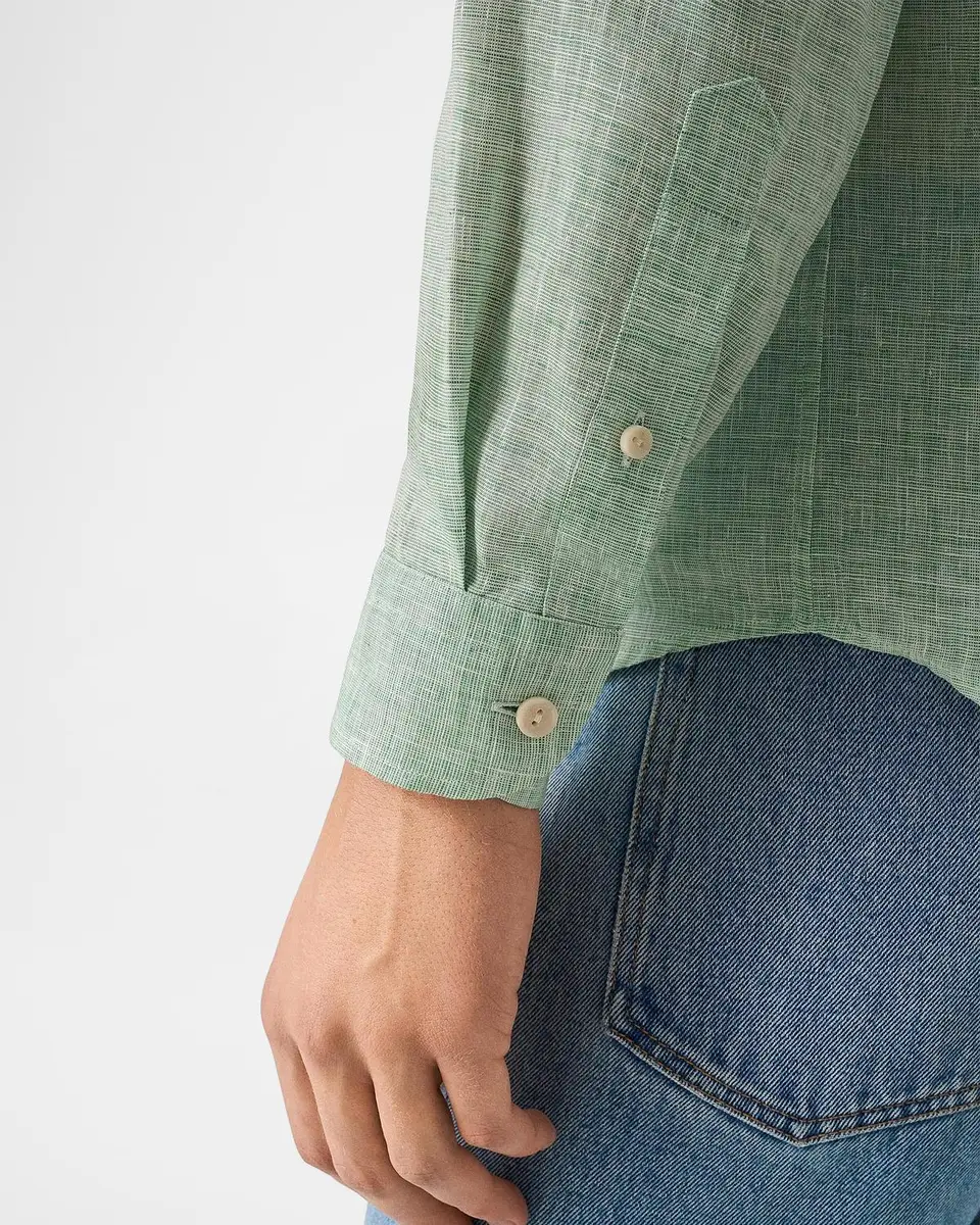 Eton Men's Linen Long-Sleeve Shirt | Thumbnail 8 Eton Men's Linen Long-Sleeve Shirt | Thumbnail 8
