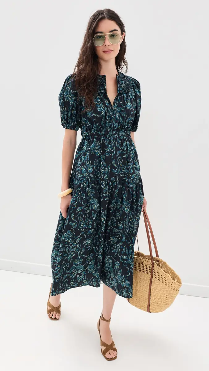 Ulla Johnson Othella Short Sleeve Cotton Dress | Thumbnail 5 Ulla Johnson Othella Short Sleeve Cotton Dress | Thumbnail 5