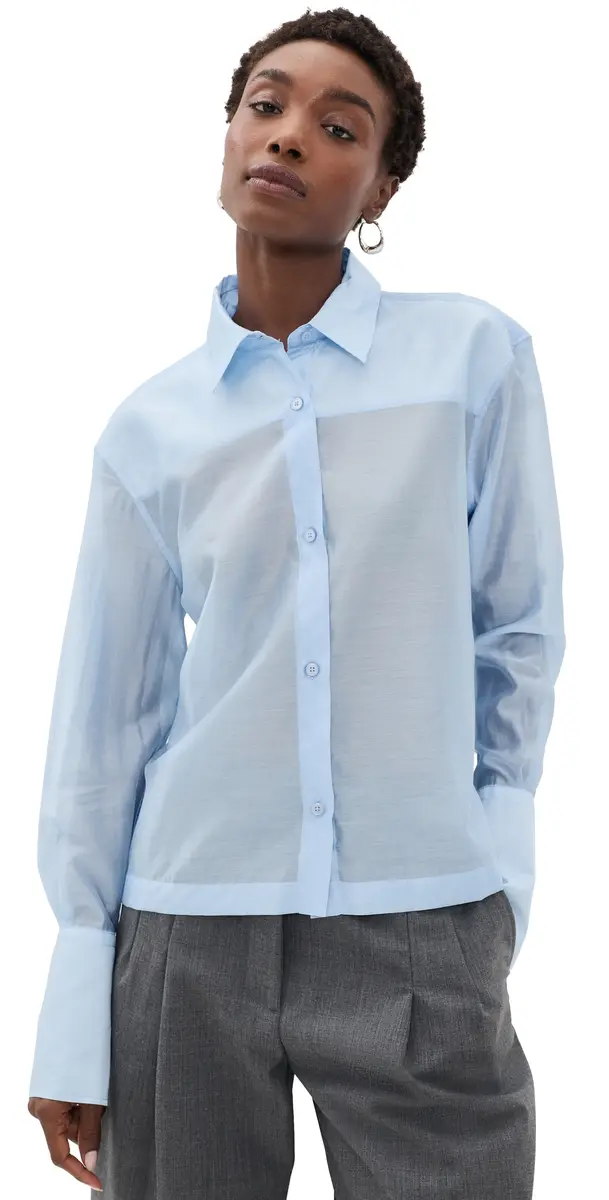 The Latest Ciara Muslin Button Down Shirt | Image 1 The Latest Ciara Muslin Button Down Shirt | Image 1