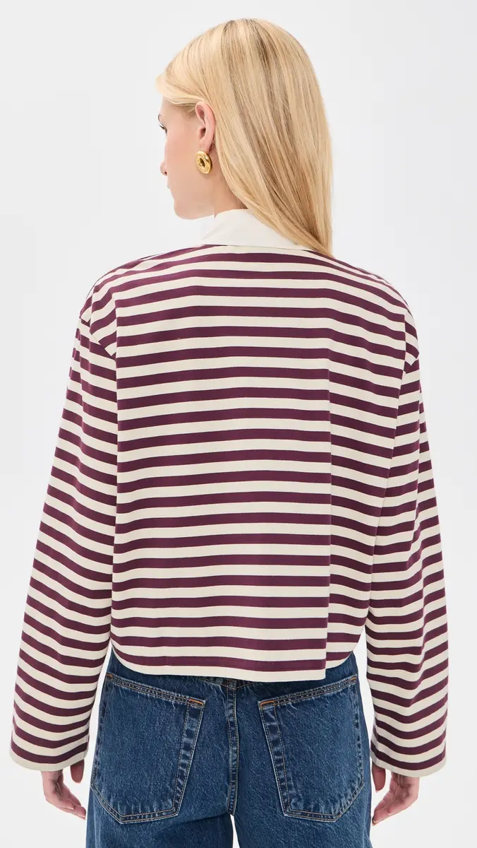 Marimekko Kipin Tasaraita Unikko Kioski Polo Shirt | Thumbnail 3 Marimekko Kipin Tasaraita Unikko Kioski Polo Shirt | Thumbnail 3