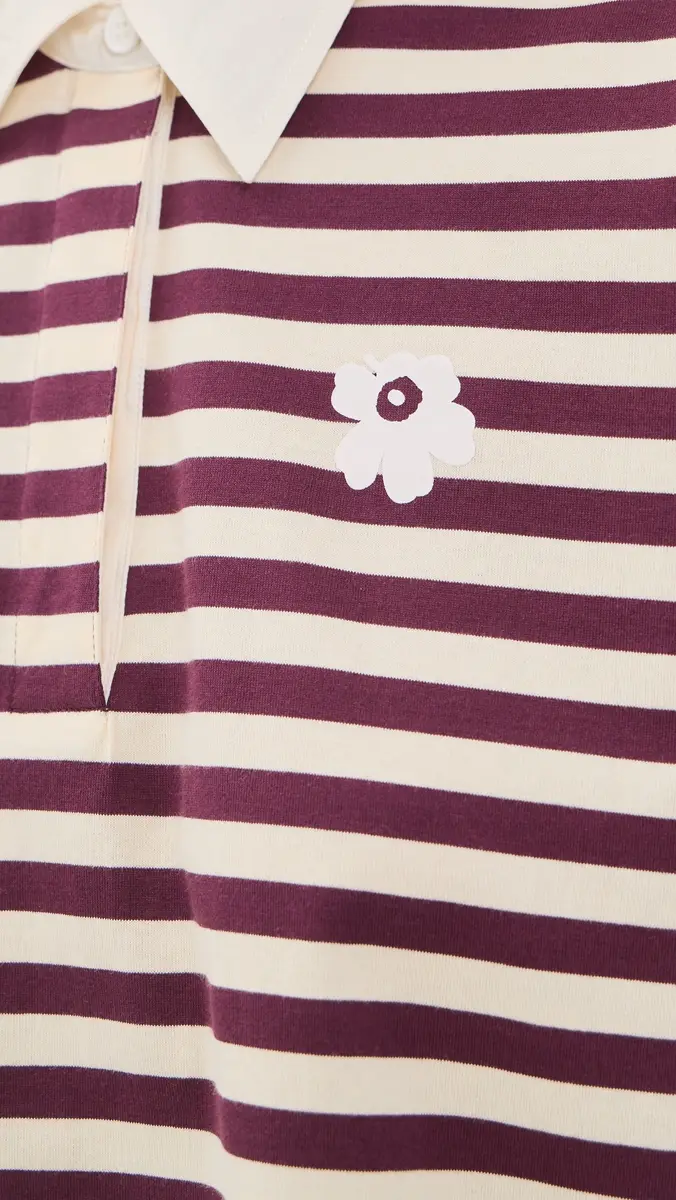 Marimekko Kipin Tasaraita Unikko Kioski Polo Shirt | Thumbnail 6 Marimekko Kipin Tasaraita Unikko Kioski Polo Shirt | Thumbnail 6