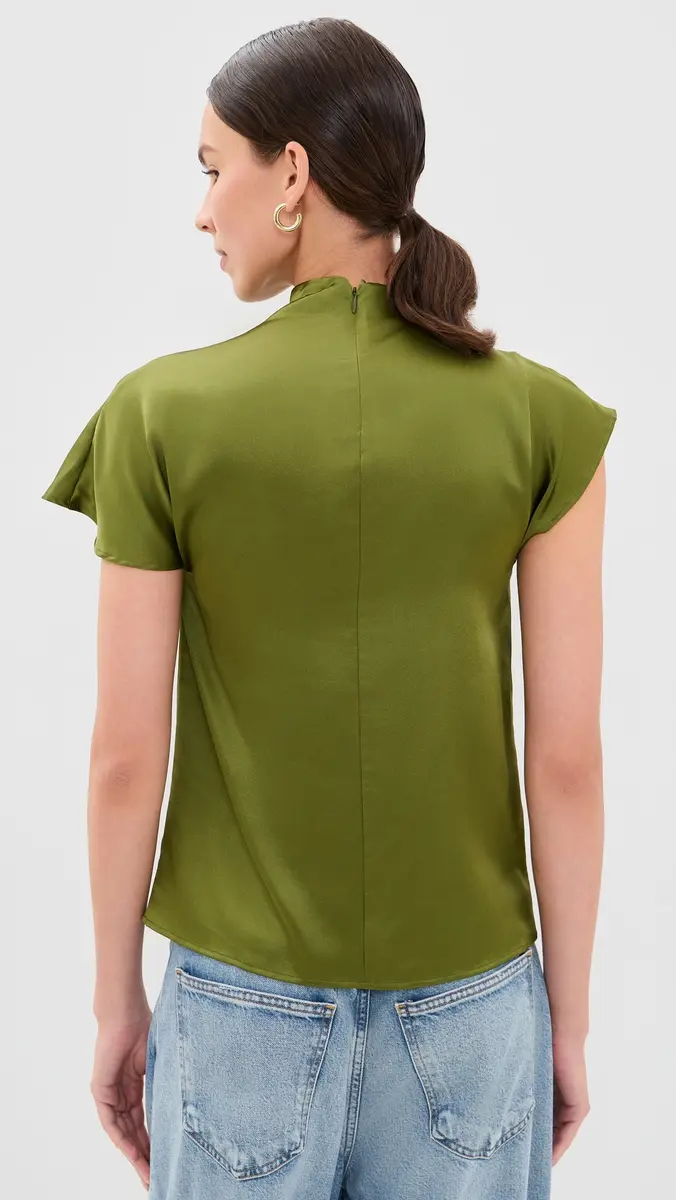 Staud Davina Silk Top | Thumbnail 3 Staud Davina Silk Top | Thumbnail 3