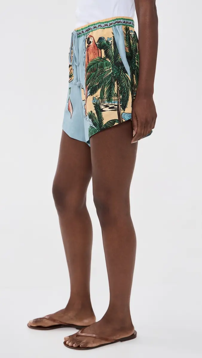Farm Rio Beaches Path Shorts | Thumbnail 4