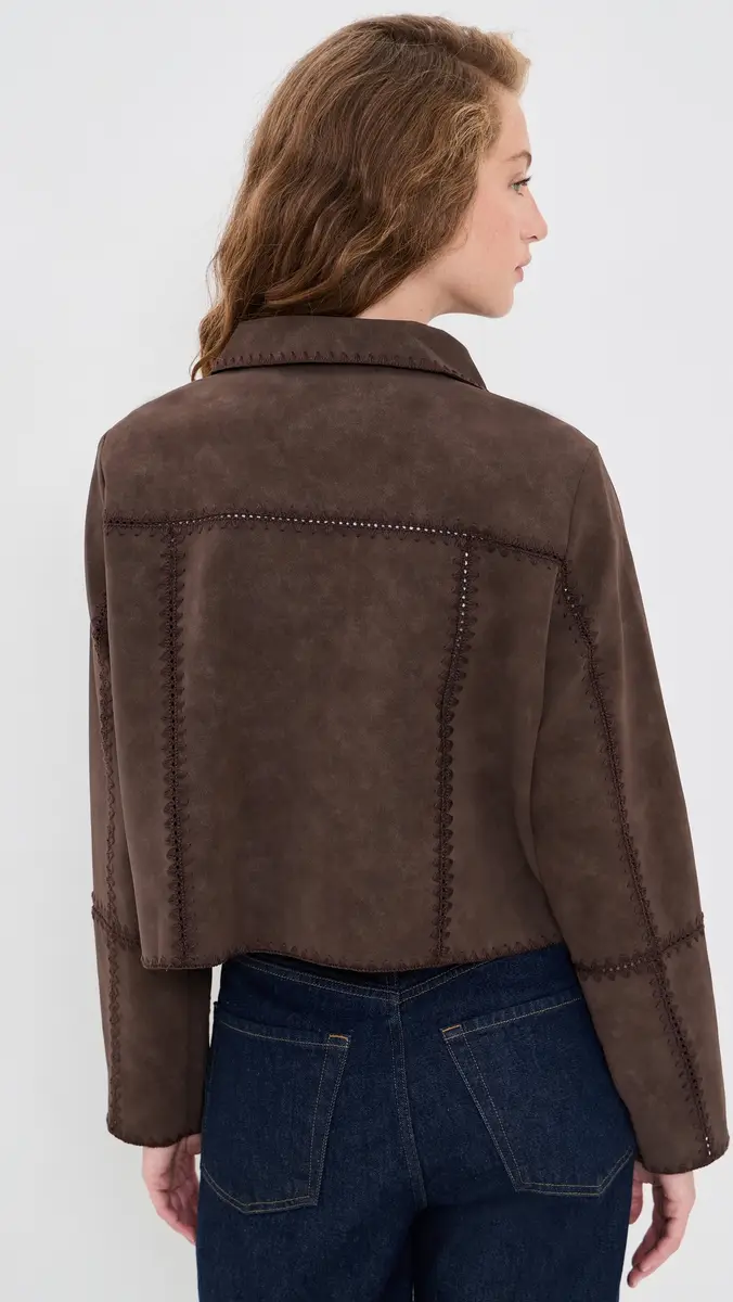 En Saison Pauline Faux Suede Jacket | Thumbnail 3 En Saison Pauline Faux Suede Jacket | Thumbnail 3