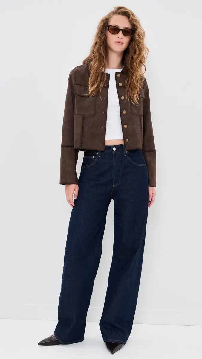 En Saison Pauline Faux Suede Jacket | Thumbnail 5 En Saison Pauline Faux Suede Jacket | Thumbnail 5