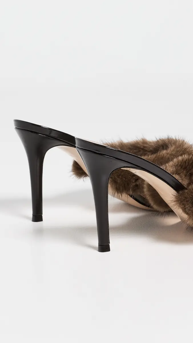 Gianvito Rossi Mink Stiletto Heels | Thumbnail 4 Gianvito Rossi Mink Stiletto Heels | Thumbnail 4