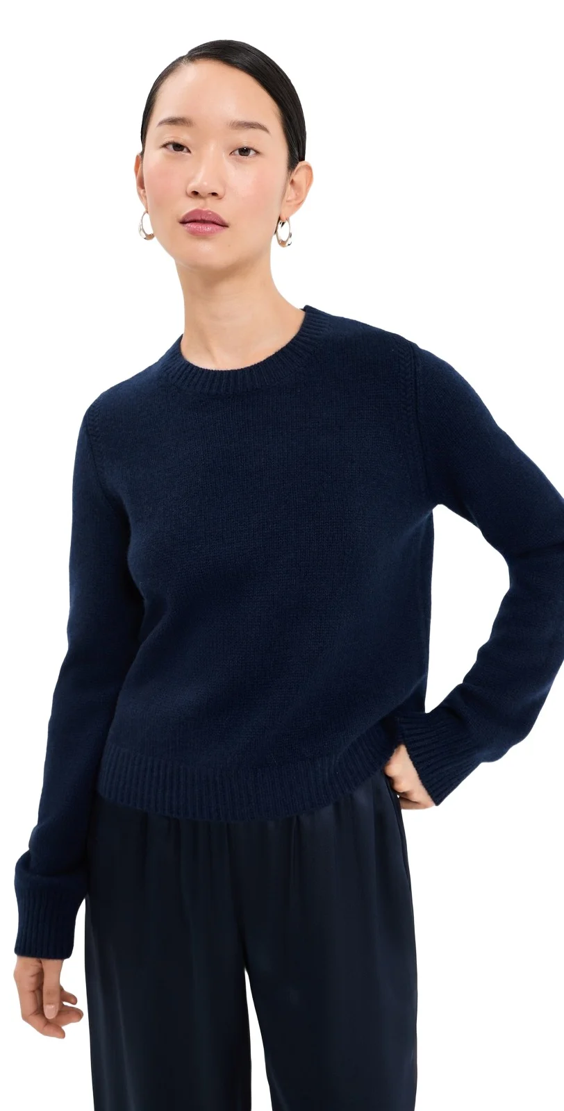 Noa Shrunken Cashmere Crew Sweater