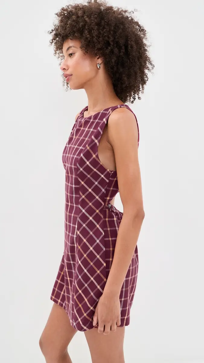 Free People Atlas Plaid Mini Dress | Thumbnail 4 Free People Atlas Plaid Mini Dress | Thumbnail 4