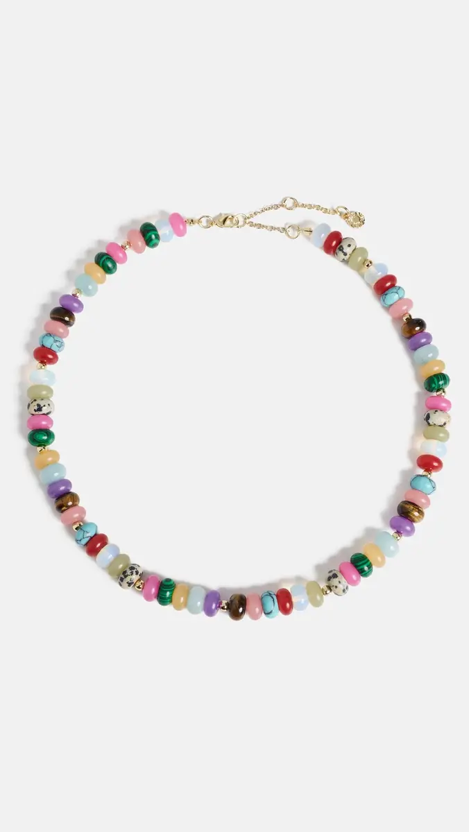 BaubleBar Aaliyah Semi-Precious Beaded Necklace | Thumbnail 2 BaubleBar Aaliyah Semi-Precious Beaded Necklace | Thumbnail 2