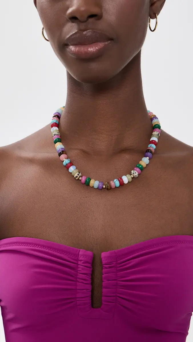 BaubleBar Aaliyah Semi-Precious Beaded Necklace | Thumbnail 3 BaubleBar Aaliyah Semi-Precious Beaded Necklace | Thumbnail 3