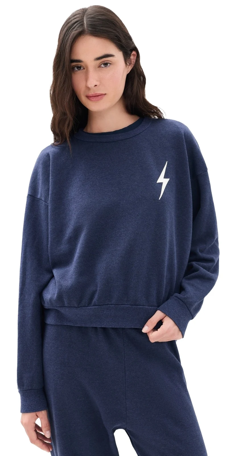 Aviator Nation Bolt Stitch Crew Sweatshirt