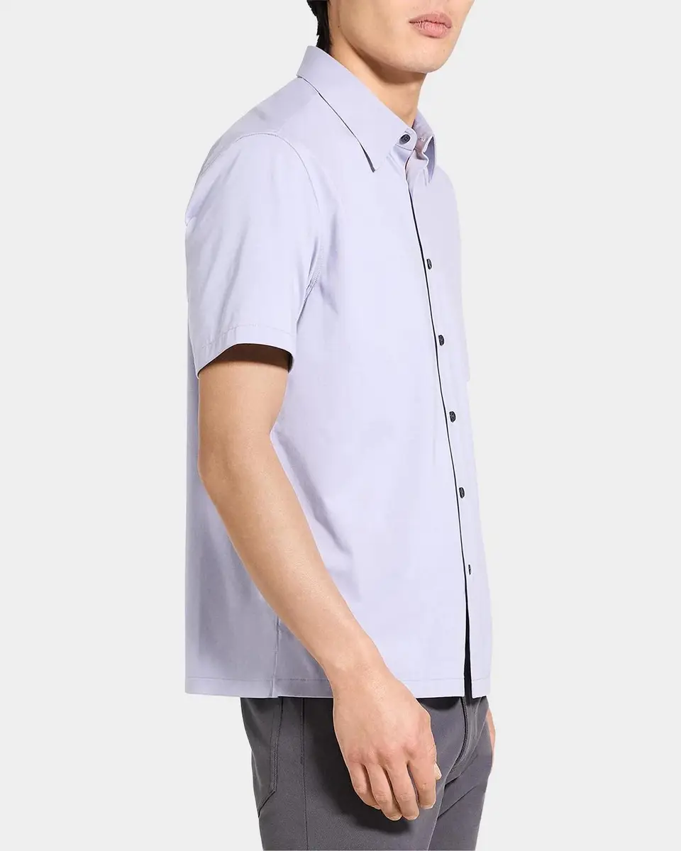 Theory Men's Irving Solid Sport Shirt | Thumbnail 6 Theory Men's Irving Solid Sport Shirt | Thumbnail 6