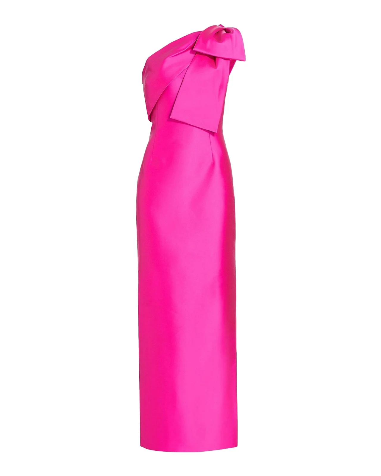 SACHIN & BABI Bonnie One-Shoulder Satin Gown