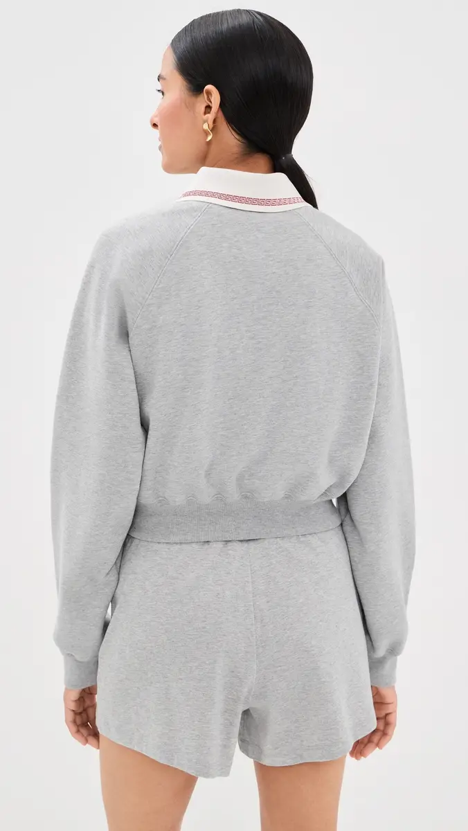 Versace Greca Collared Sweatshirt | Thumbnail 3 Versace Greca Collared Sweatshirt | Thumbnail 3