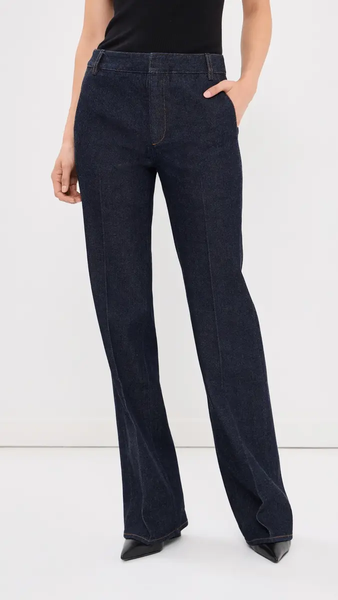 Tibi Indigo Denim Pat Jeans | Thumbnail 2