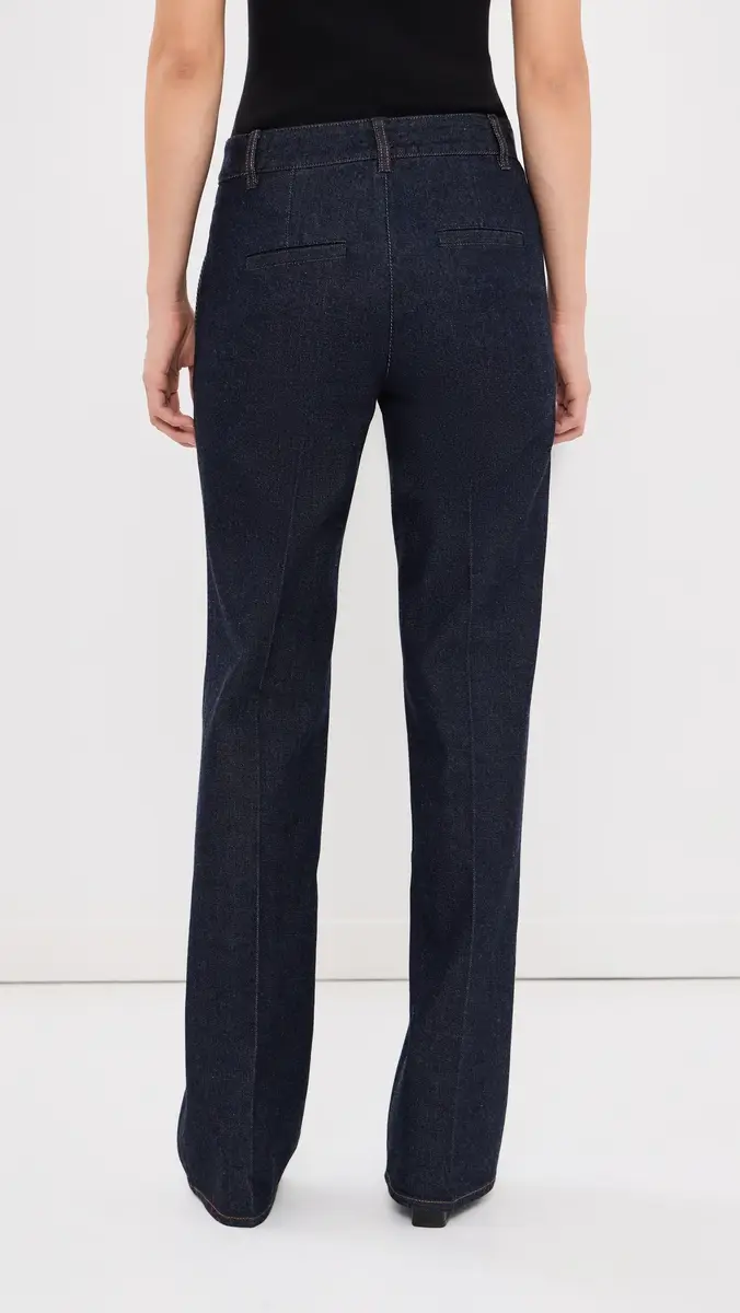 Tibi Indigo Denim Pat Jeans | Thumbnail 3