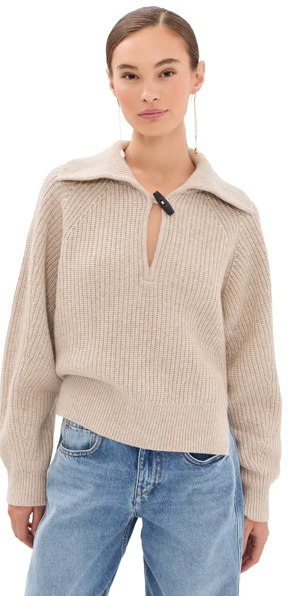 Isabel Marant Miranda Sweater Beige | Image 1 Isabel Marant Miranda Sweater Beige | Image 1