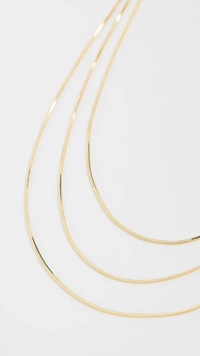 Shashi Golden Line Necklace | Thumbnail 4 Shashi Golden Line Necklace | Thumbnail 4