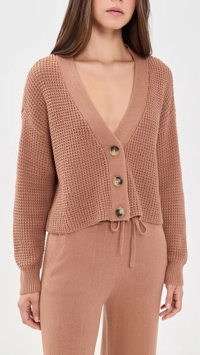 Eberjey Recy Sweater Cropped Cardigan | Thumbnail 2 Eberjey Recy Sweater Cropped Cardigan | Thumbnail 2