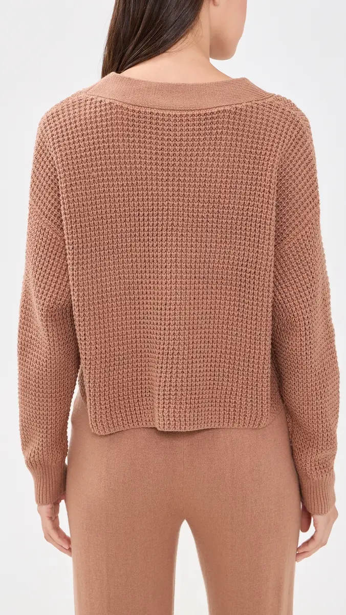 Eberjey Recy Sweater Cropped Cardigan | Thumbnail 3 Eberjey Recy Sweater Cropped Cardigan | Thumbnail 3