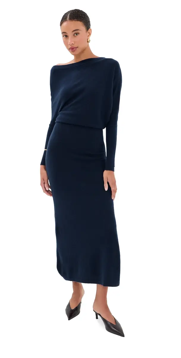 Altuzarra Kasos Cashmere Dress Navy | Image 1 Altuzarra Kasos Cashmere Dress Navy | Image 1