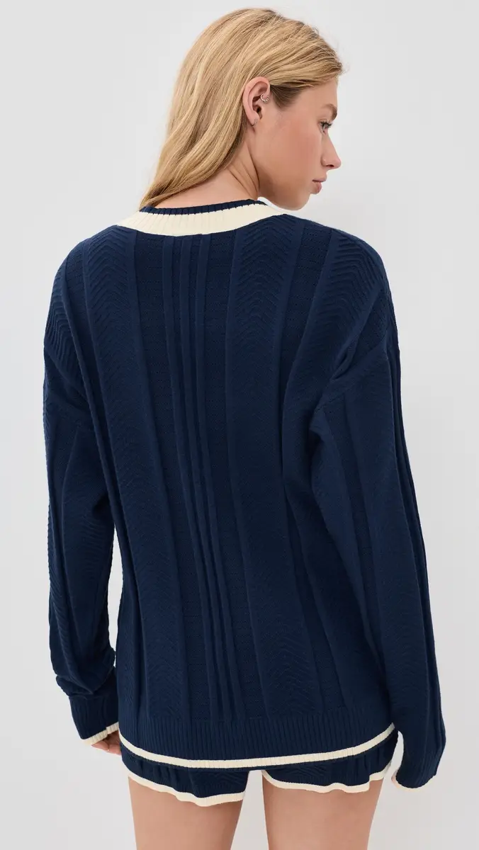 Adidas Cable Knit Cardigan | Thumbnail 3 Adidas Cable Knit Cardigan | Thumbnail 3