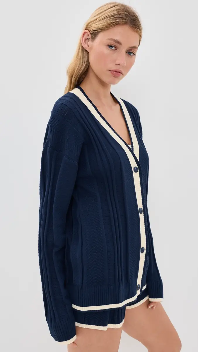 Adidas Cable Knit Cardigan | Thumbnail 4 Adidas Cable Knit Cardigan | Thumbnail 4