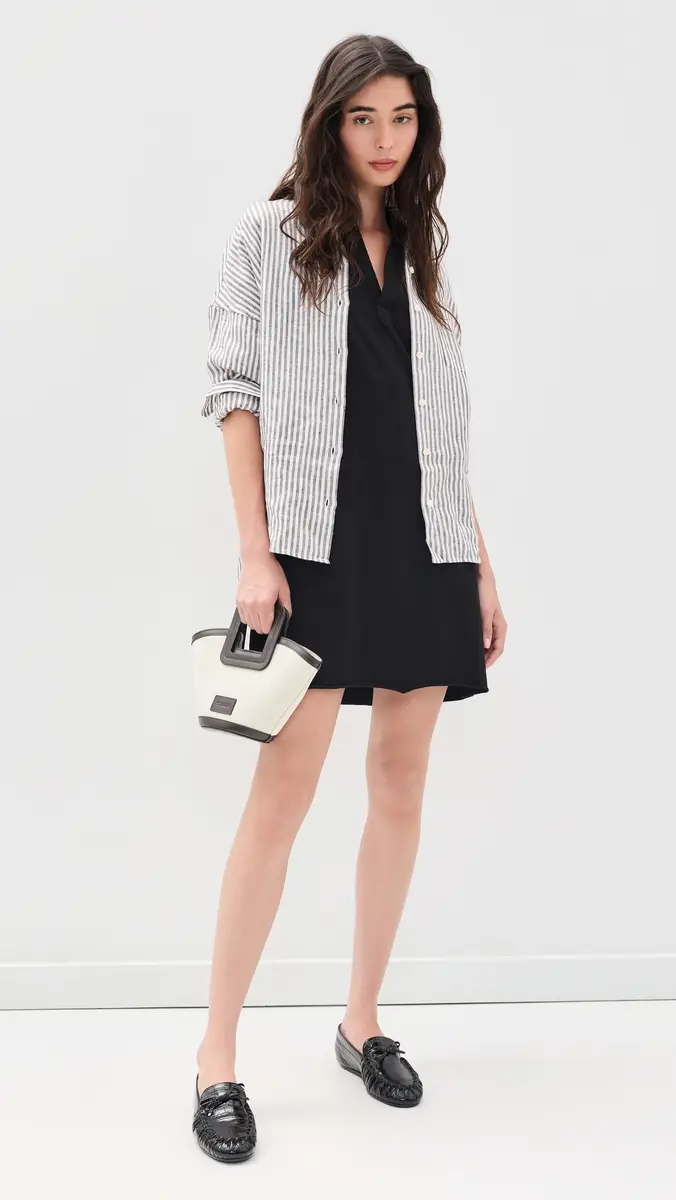 FRANK & EILEEN Emma Mini Henley Dress | Thumbnail 5