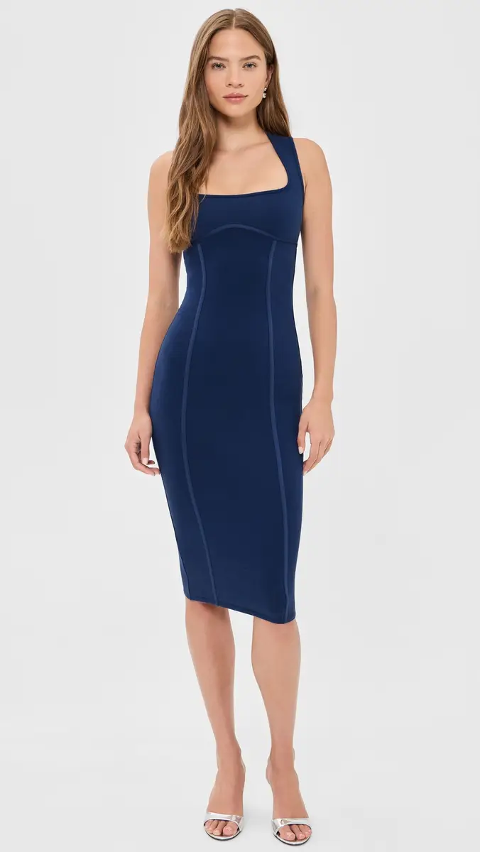 Fleur du Mal Cotton Scoop Neck Dress | Thumbnail 2