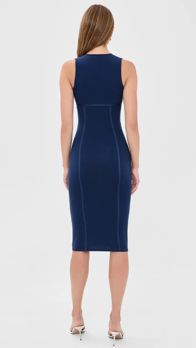 Fleur du Mal Cotton Scoop Neck Dress | Thumbnail 3