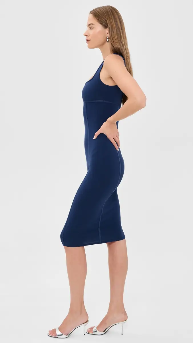 Fleur du Mal Cotton Scoop Neck Dress | Thumbnail 4