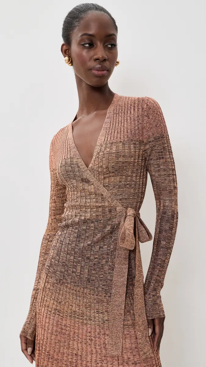 Zimmermann Mouline Rib Sweater Wrap Top | Thumbnail 2 Zimmermann Mouline Rib Sweater Wrap Top | Thumbnail 2