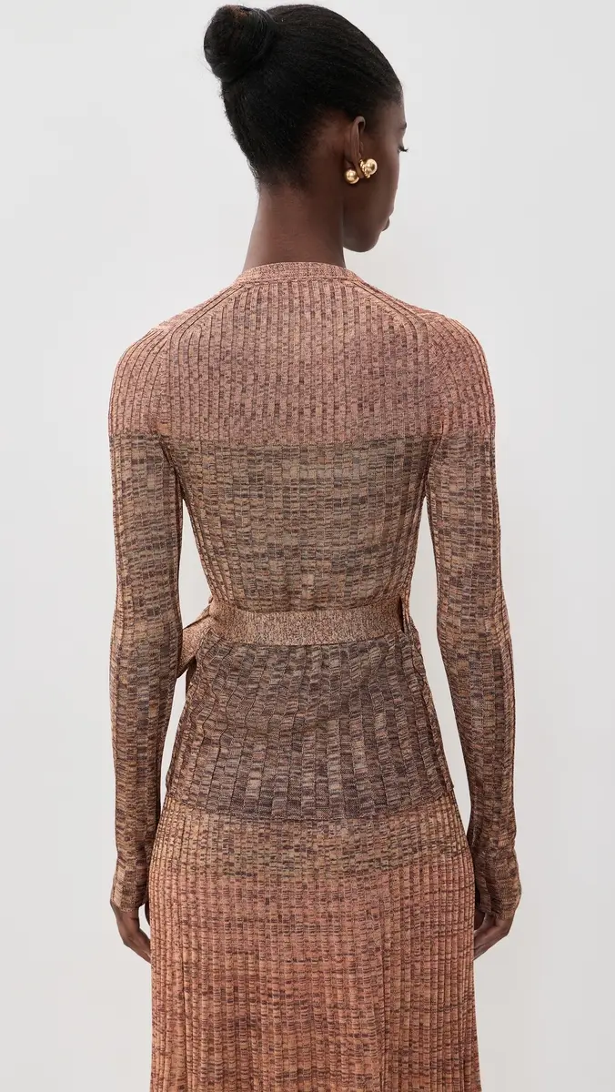Zimmermann Mouline Rib Sweater Wrap Top | Thumbnail 3 Zimmermann Mouline Rib Sweater Wrap Top | Thumbnail 3