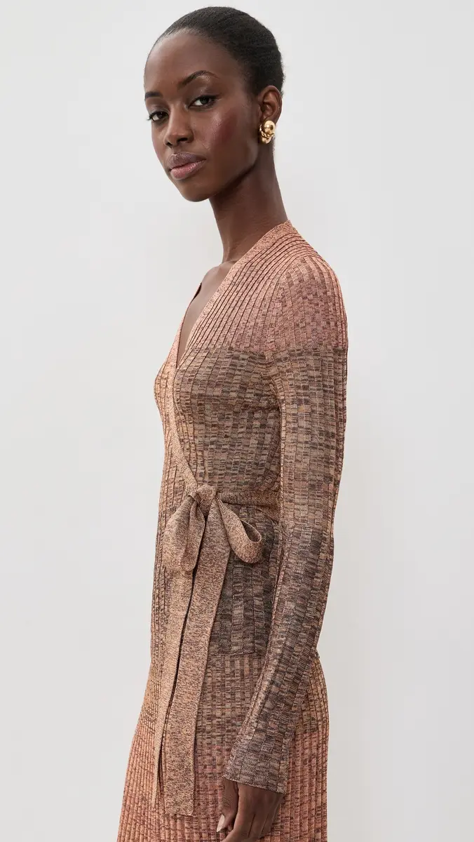 Zimmermann Mouline Rib Sweater Wrap Top | Thumbnail 4 Zimmermann Mouline Rib Sweater Wrap Top | Thumbnail 4