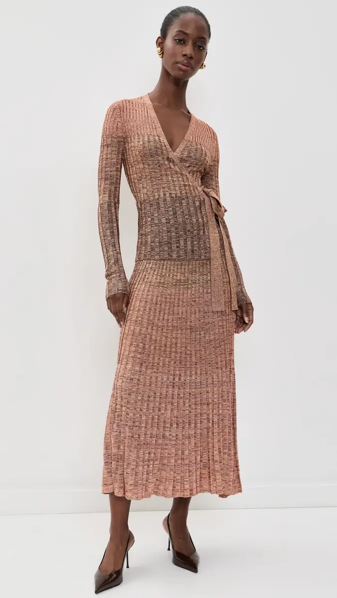 Zimmermann Mouline Rib Sweater Wrap Top | Thumbnail 5 Zimmermann Mouline Rib Sweater Wrap Top | Thumbnail 5