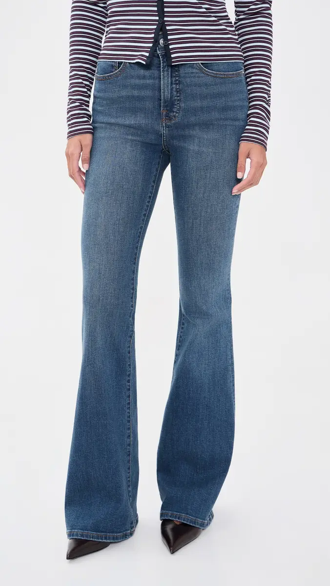 GOOD AMERICAN Good Legs Flare Jeans | Thumbnail 2 GOOD AMERICAN Good Legs Flare Jeans | Thumbnail 2