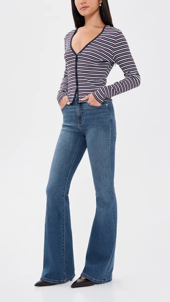 GOOD AMERICAN Good Legs Flare Jeans | Thumbnail 5 GOOD AMERICAN Good Legs Flare Jeans | Thumbnail 5