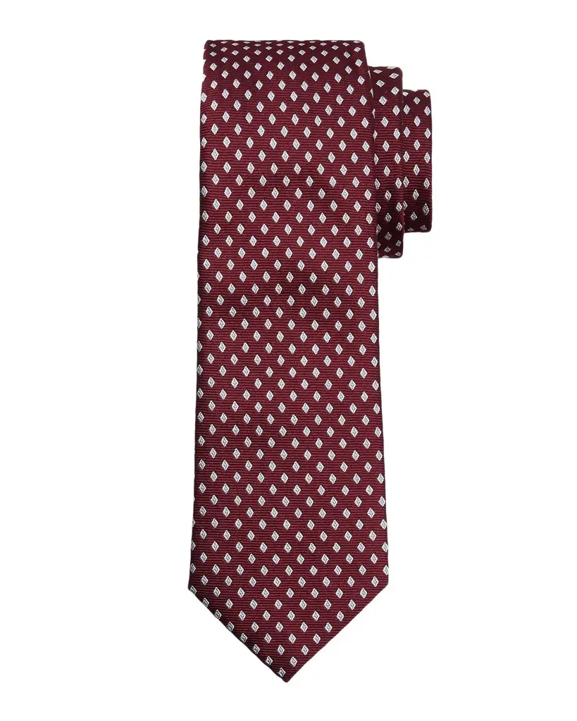 Emporio Armani Men's Geometric Box Silk Tie | Image 1 Emporio Armani Men's Geometric Box Silk Tie | Image 1