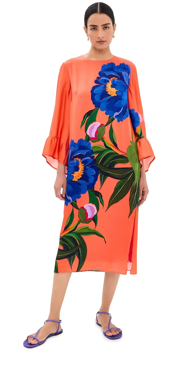 Borgo de Nor Celeste Dress Floral Candy P. Ment | Image 1 Borgo de Nor Celeste Dress Floral Candy P. Ment | Image 1