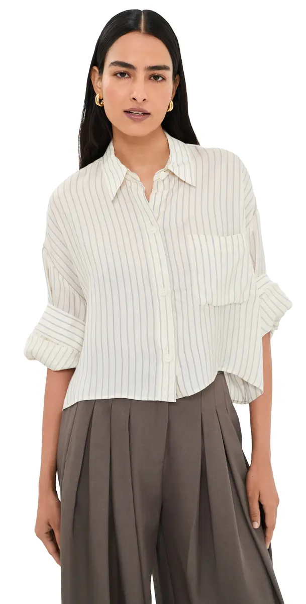 TWP Next Ex Button Down Shirt / Blue | Image 1 TWP Next Ex Button Down Shirt / Blue | Image 1