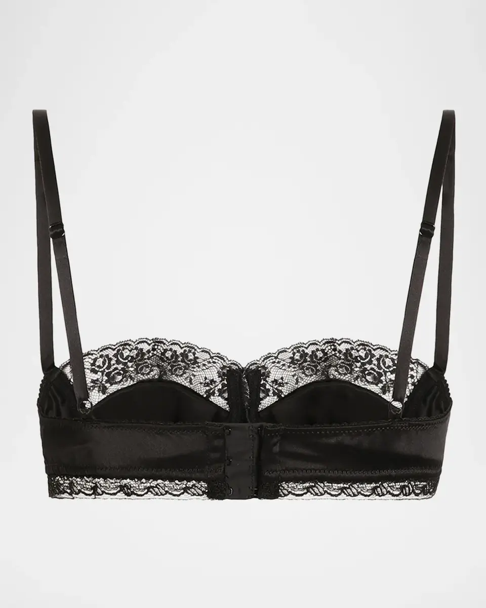 Dolce & Gabbana Lace-Trim Balconette Bra | Thumbnail 2 Dolce & Gabbana Lace-Trim Balconette Bra | Thumbnail 2