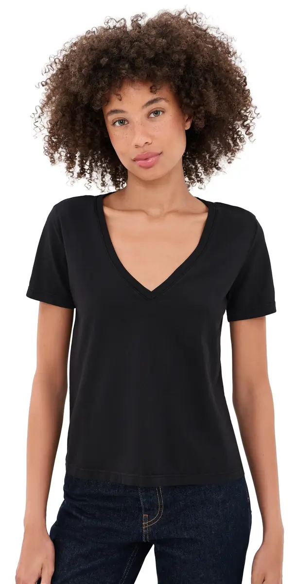 L'Agence Brianna V Neck Tee