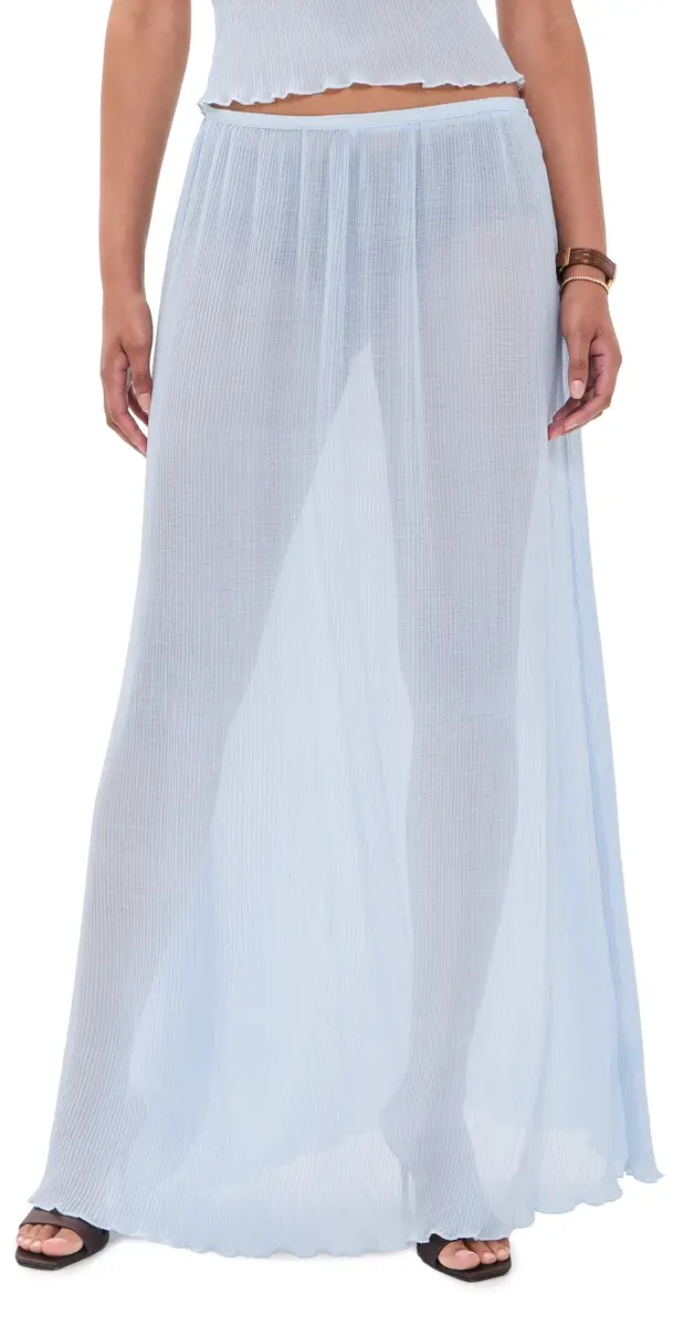 LIONESS Ford Maxi Skirt oft Blue | Image 1 LIONESS Ford Maxi Skirt oft Blue | Image 1