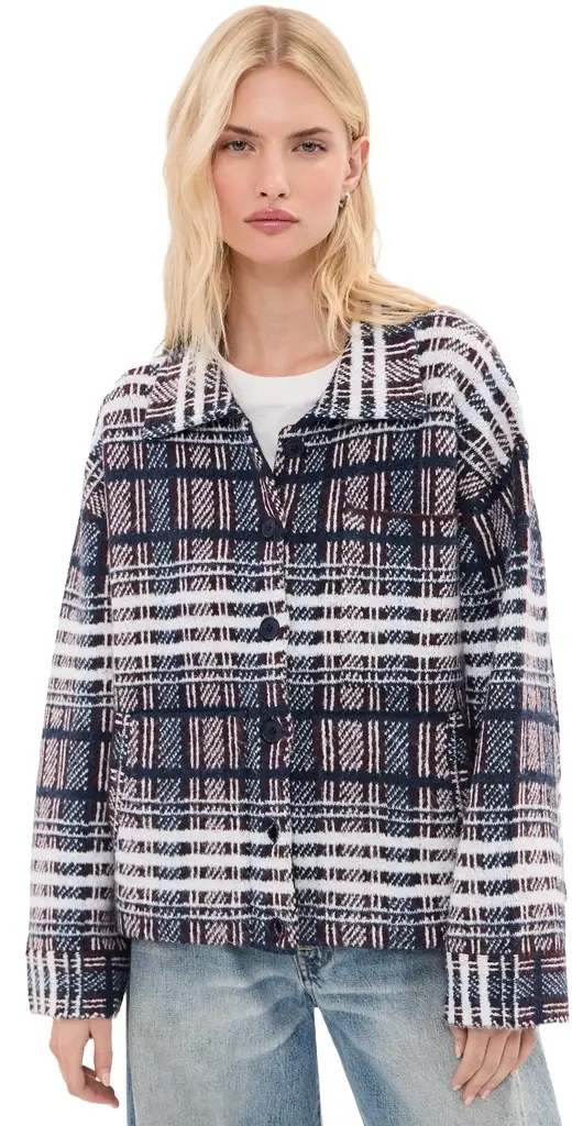 LE BOP Faye hacket Navy Plaid | Image 1 LE BOP Faye hacket Navy Plaid | Image 1